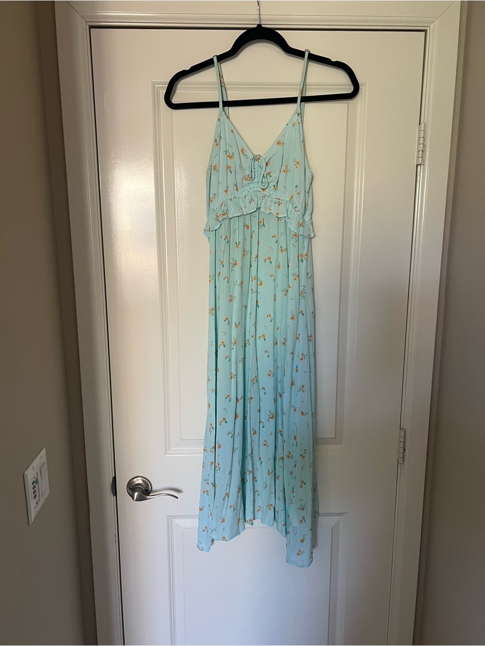 BILLABONG SPAGHETTI STRAP MIDI DRESS